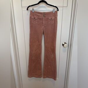 Brown Corduroy Flare Pants